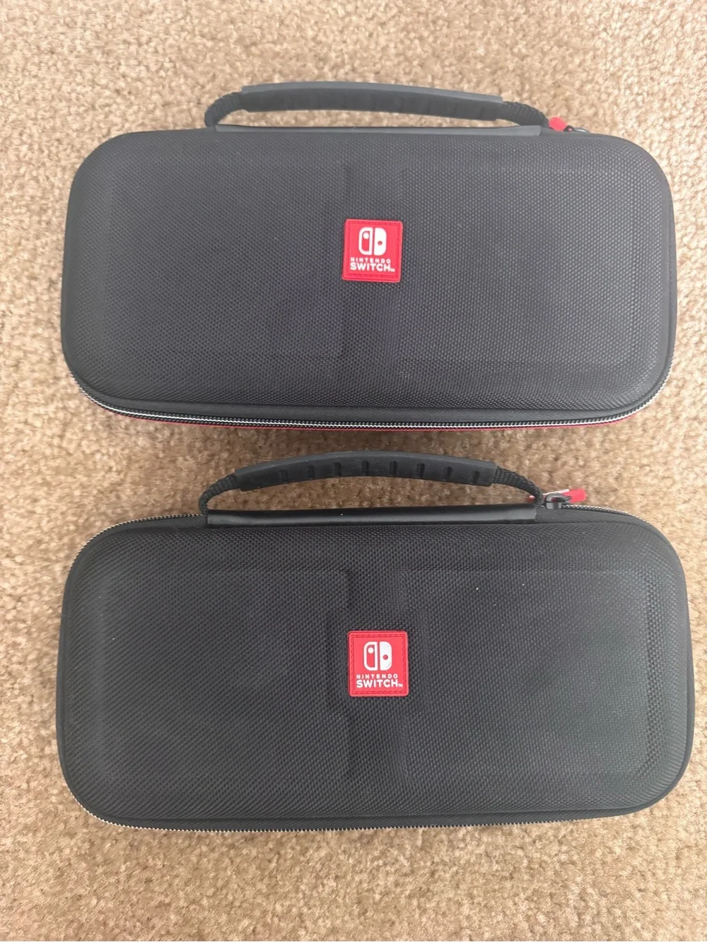 Nintendo Switch with Neon Blue Left and Neon Red Right Joy‑Con Pair